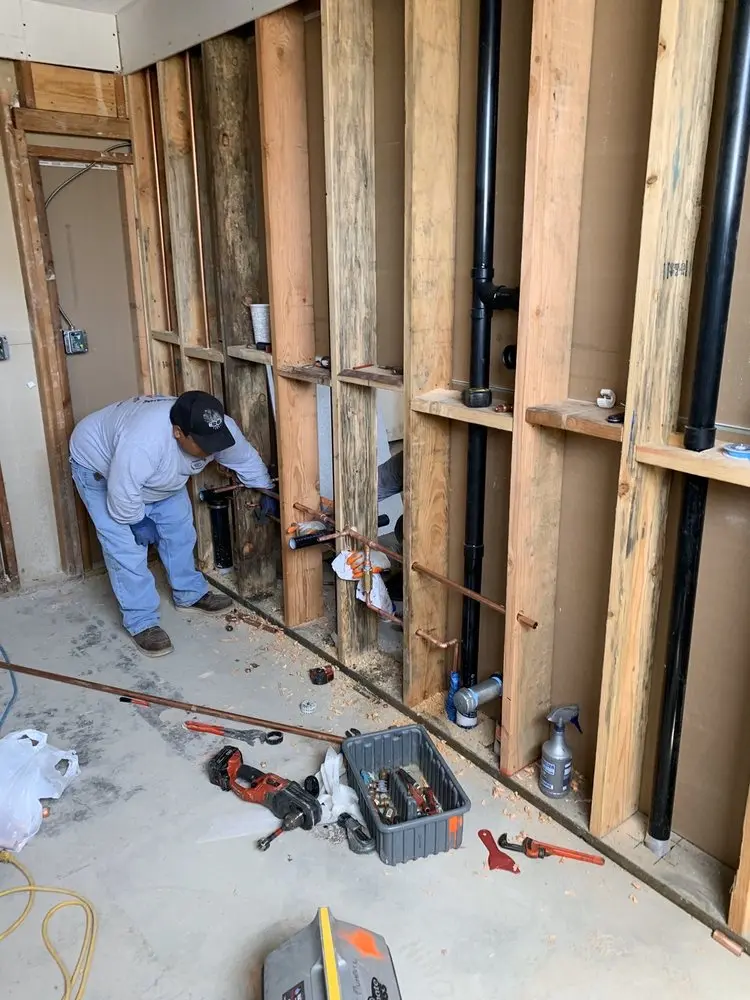 Commercial rough-in plumbing for Water Heater Replacement in Cabrillo